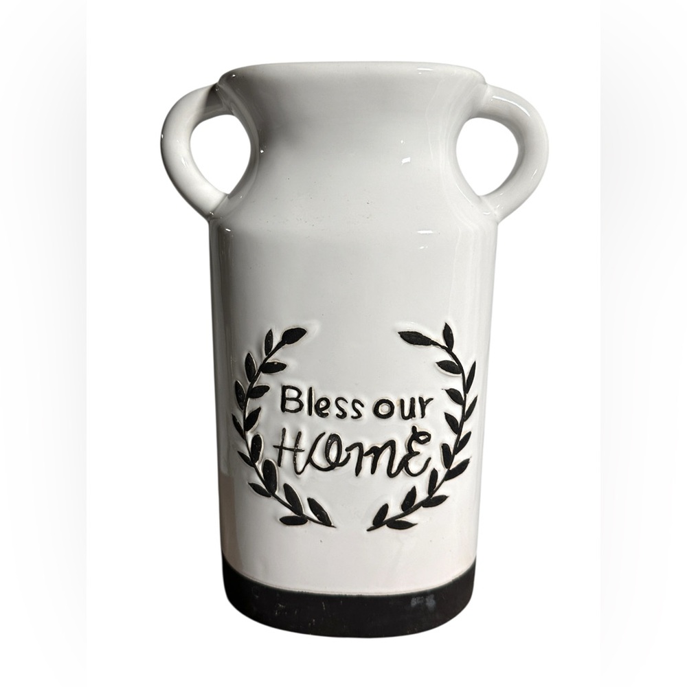 Modern Country “HOME SWEET HOME” Milk Jug Vase  Home Decor Farm‎